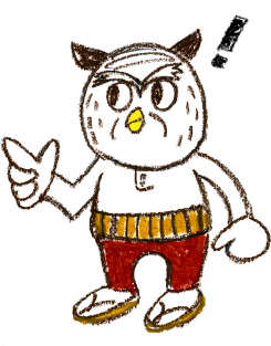 ミミズクのキャラクター