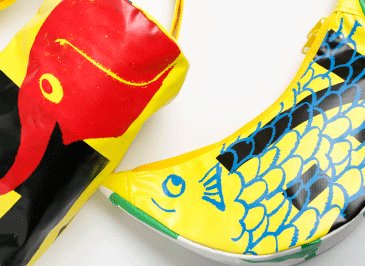 カラフルな色で見つけやすい