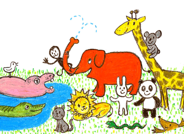 命を吹き込むかわいいどうぶつたち